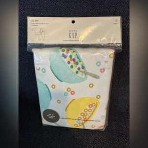 GAP Kids Pajama Set - White with Blue and Yellow Bowls